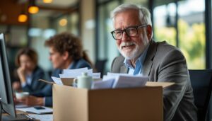 Comment gérer le préavis lors d'un départ volontaire à la retraite dans une banque ?