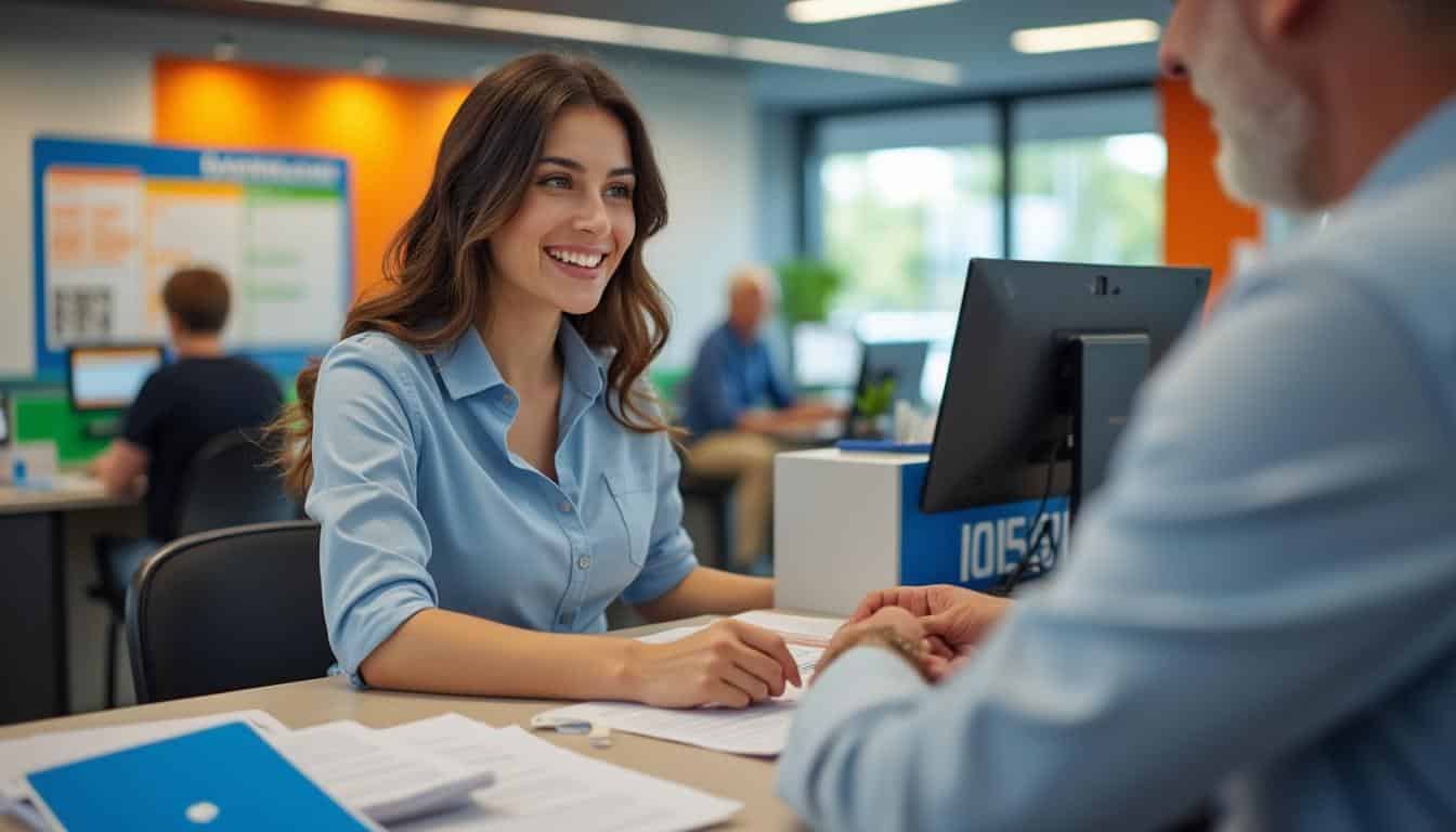 Illustration: Découvrir le rôle d’un auxiliaire de vacances au sein d’une agence bancaire