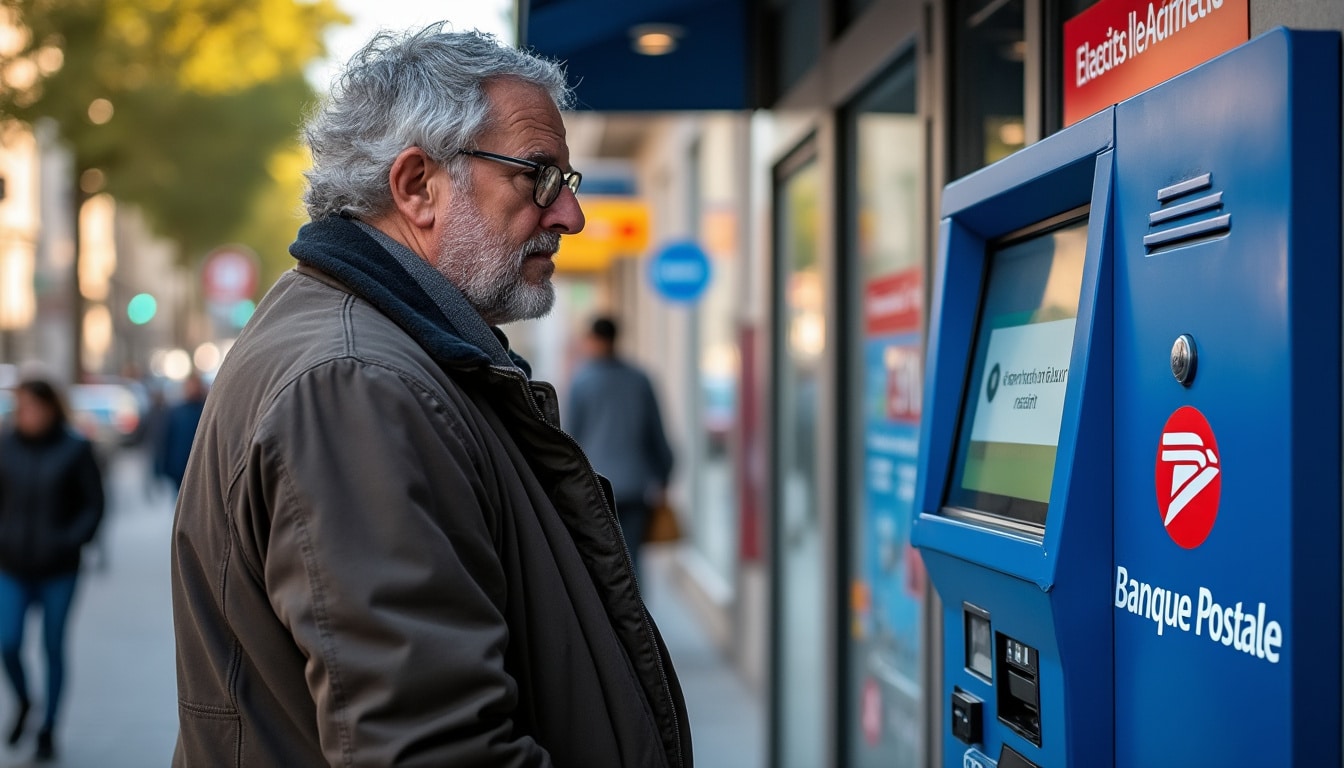 Illustration: Comprendre les limites de retrait imposées par la Banque Postale
