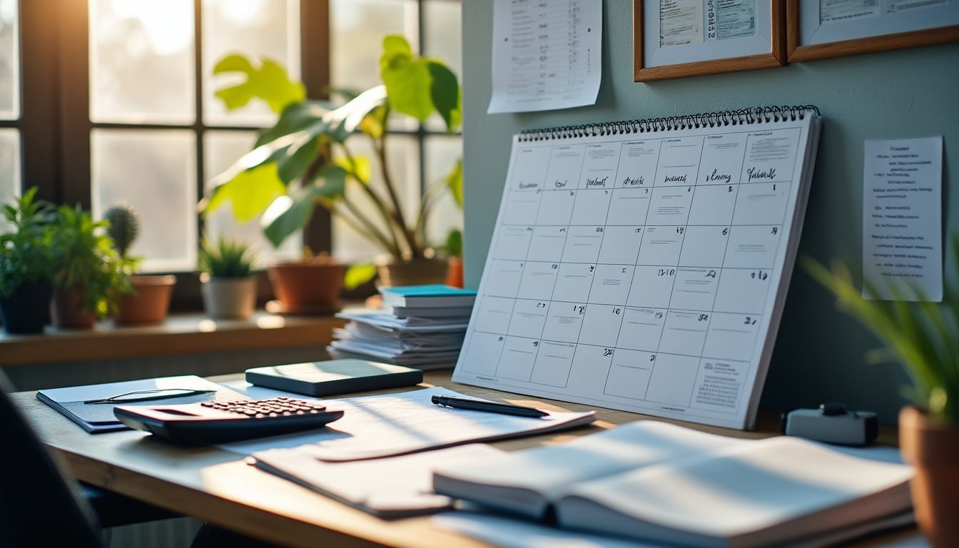 Calendrier des paiements : guide pour bien organiser vos versements